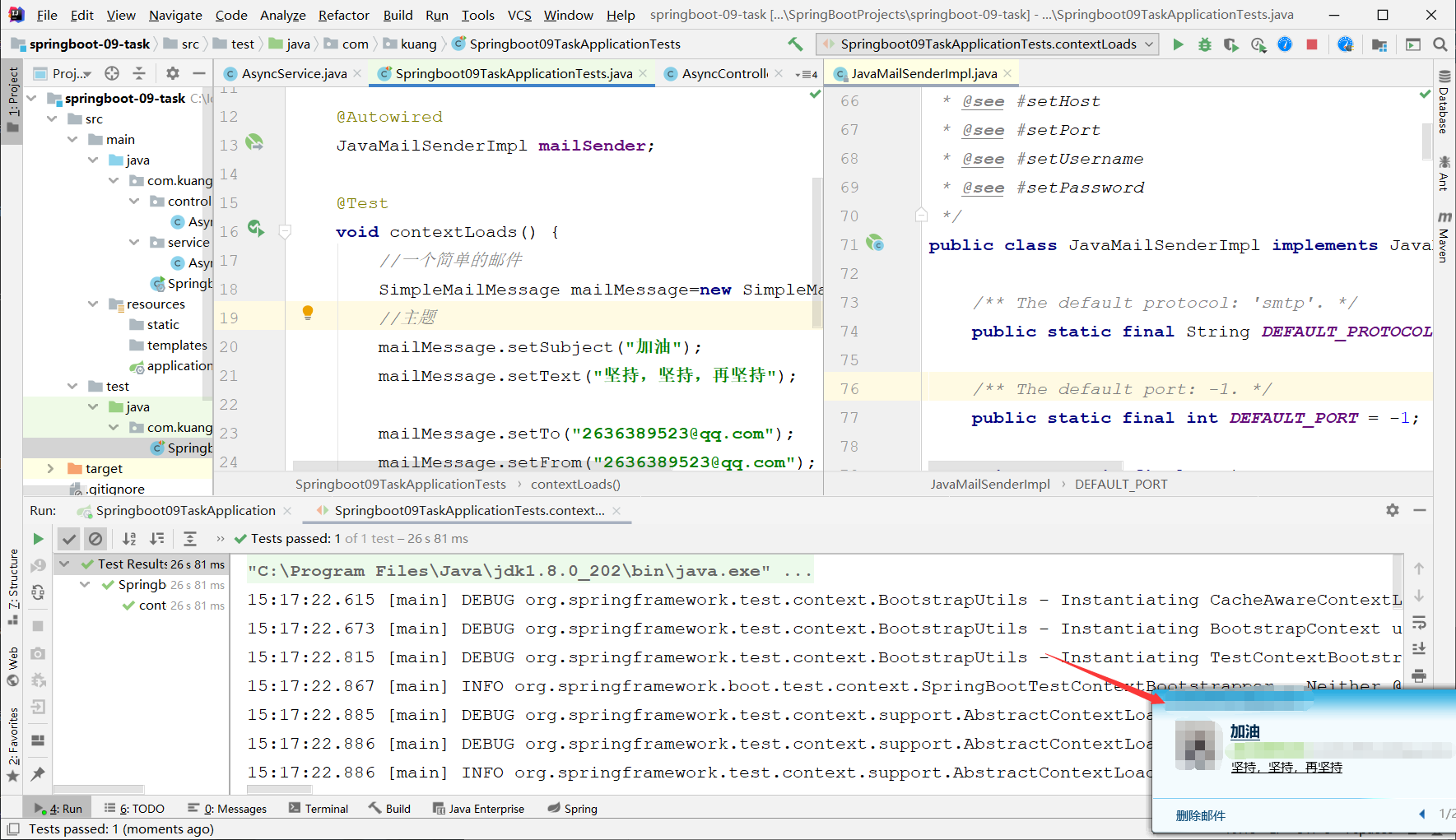 Springboot integration timing tasks and asynchronous tasks - Programmer ...