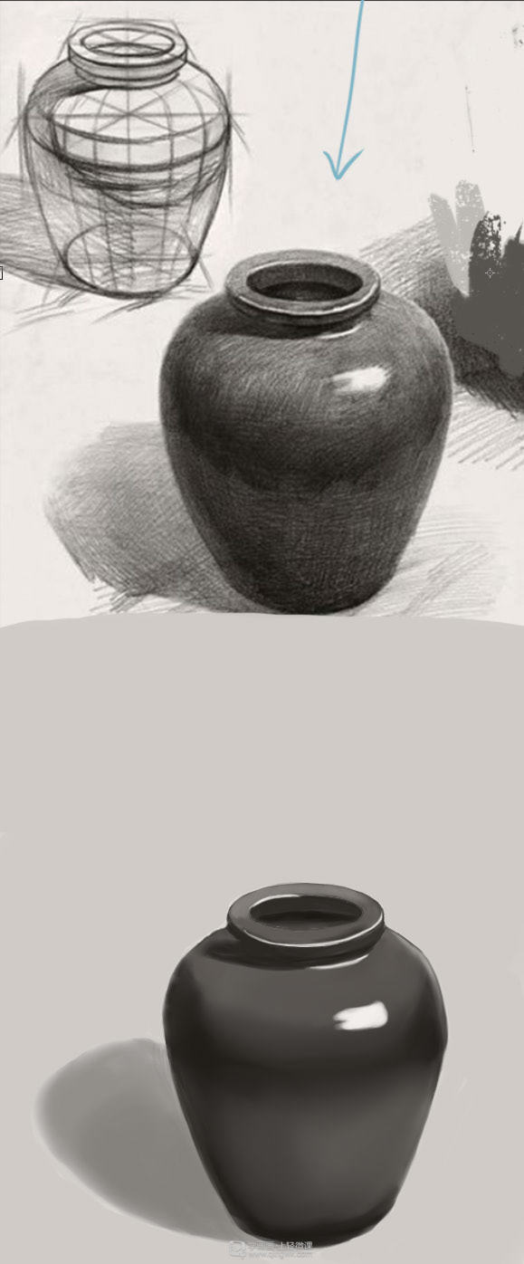 素描罐子不知道怎么画？美术集把绘画秘籍都整理好了！速领！