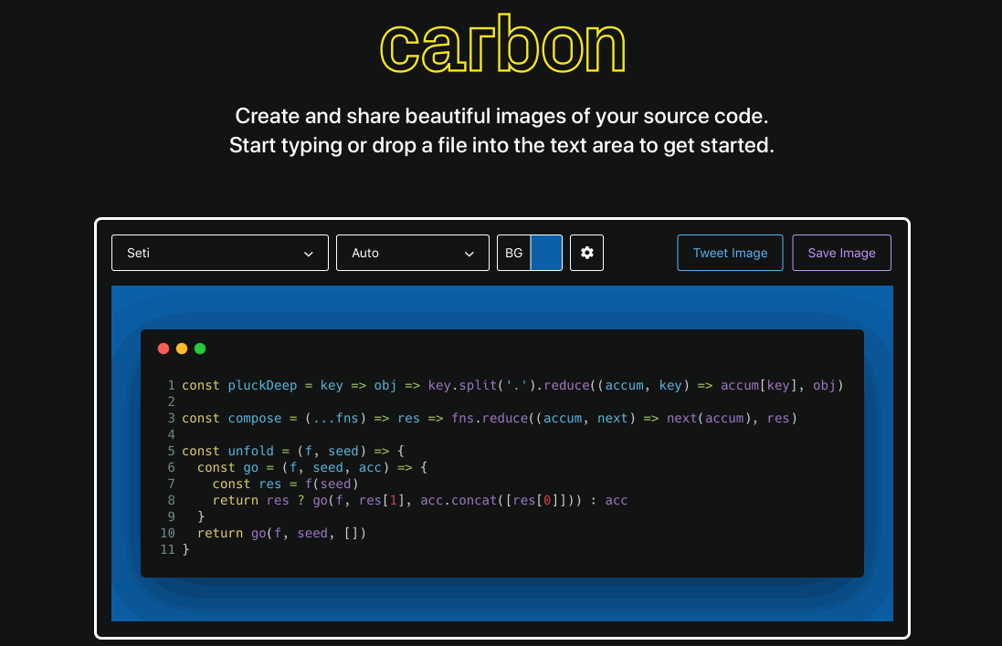 一个能将代码生成高逼格的图片工具-CSDN博客