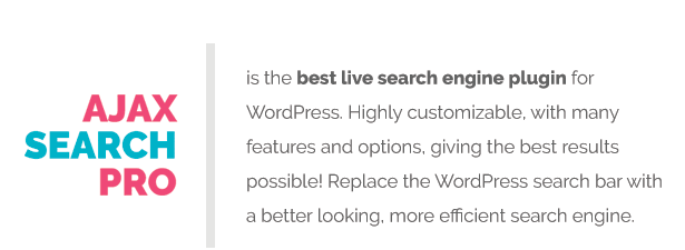 Ajax Search Pro Live WordPress网站内容实时搜索插件