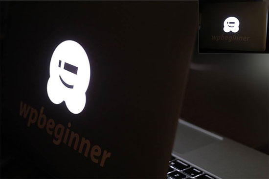 WPBeginner branded laptop