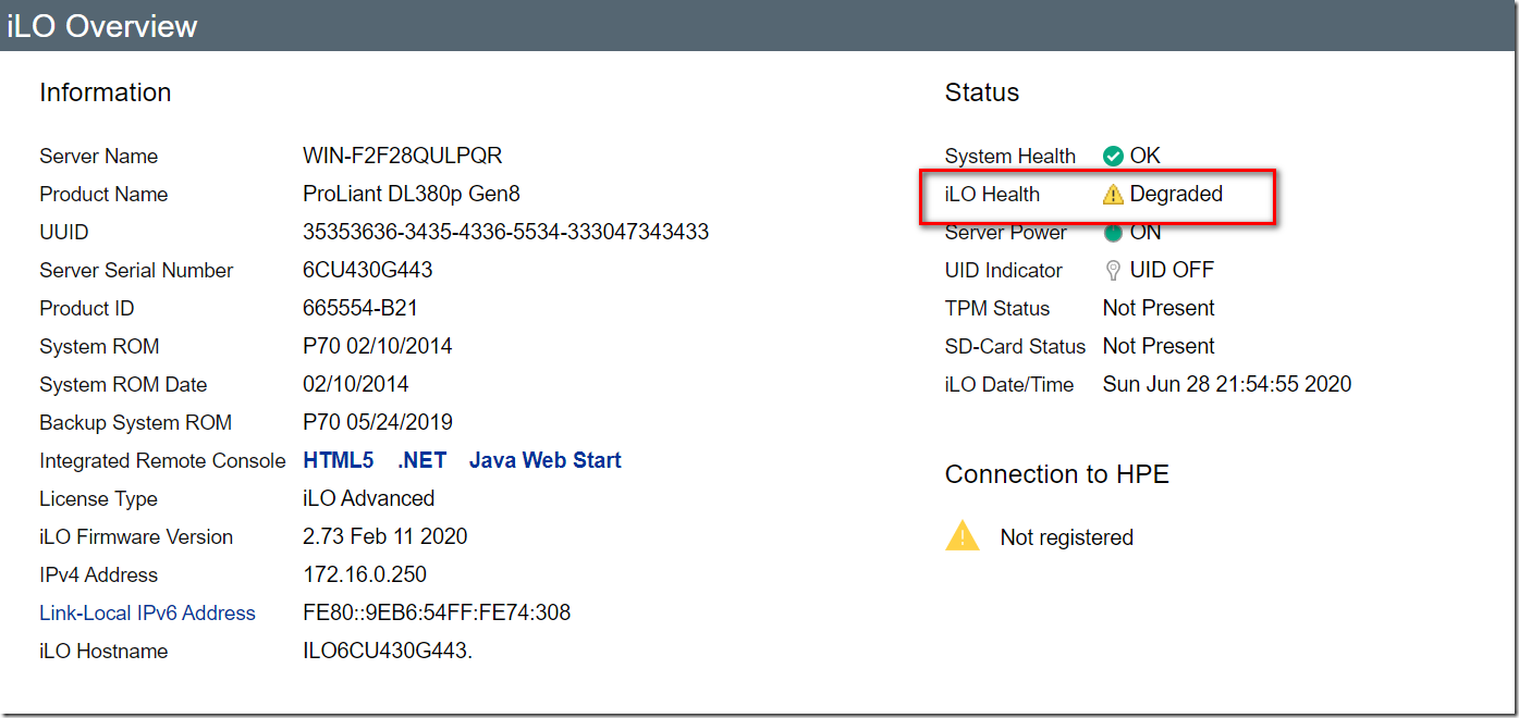 服务器开机显示cp 3,记一次HP DL380p Gen8 25SFF服务器的上蹿下跳CSDN博客