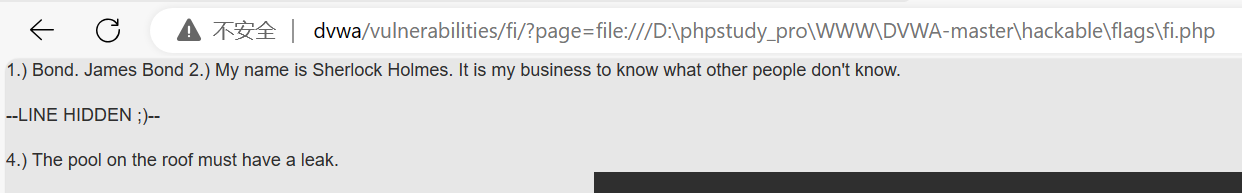 网络安全 DVWA通关指南 DVWA File Inclusion（文件包含）