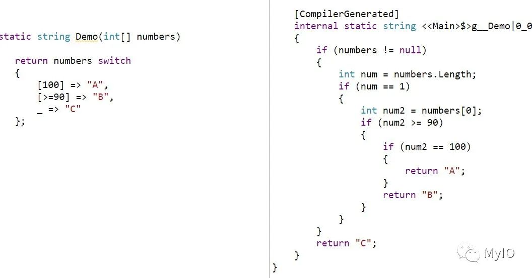 C# 11 新特性：列表模式匹配