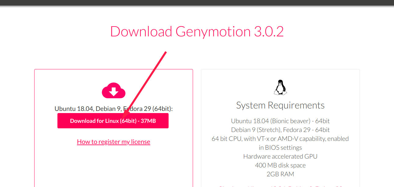 Ubuntu18.04 安装 genymotion 安卓模拟器 的方法记录