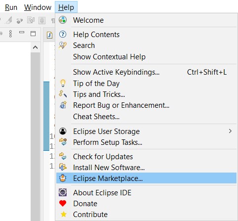 Go to eclipse Marketplace