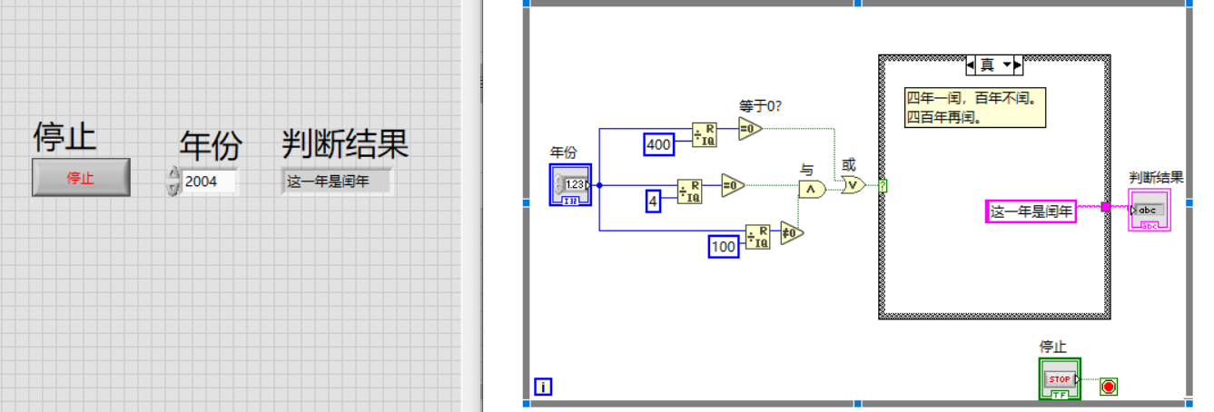 LabVIEW-判断闰年、平年_用labview判断闰年-CSDN博客