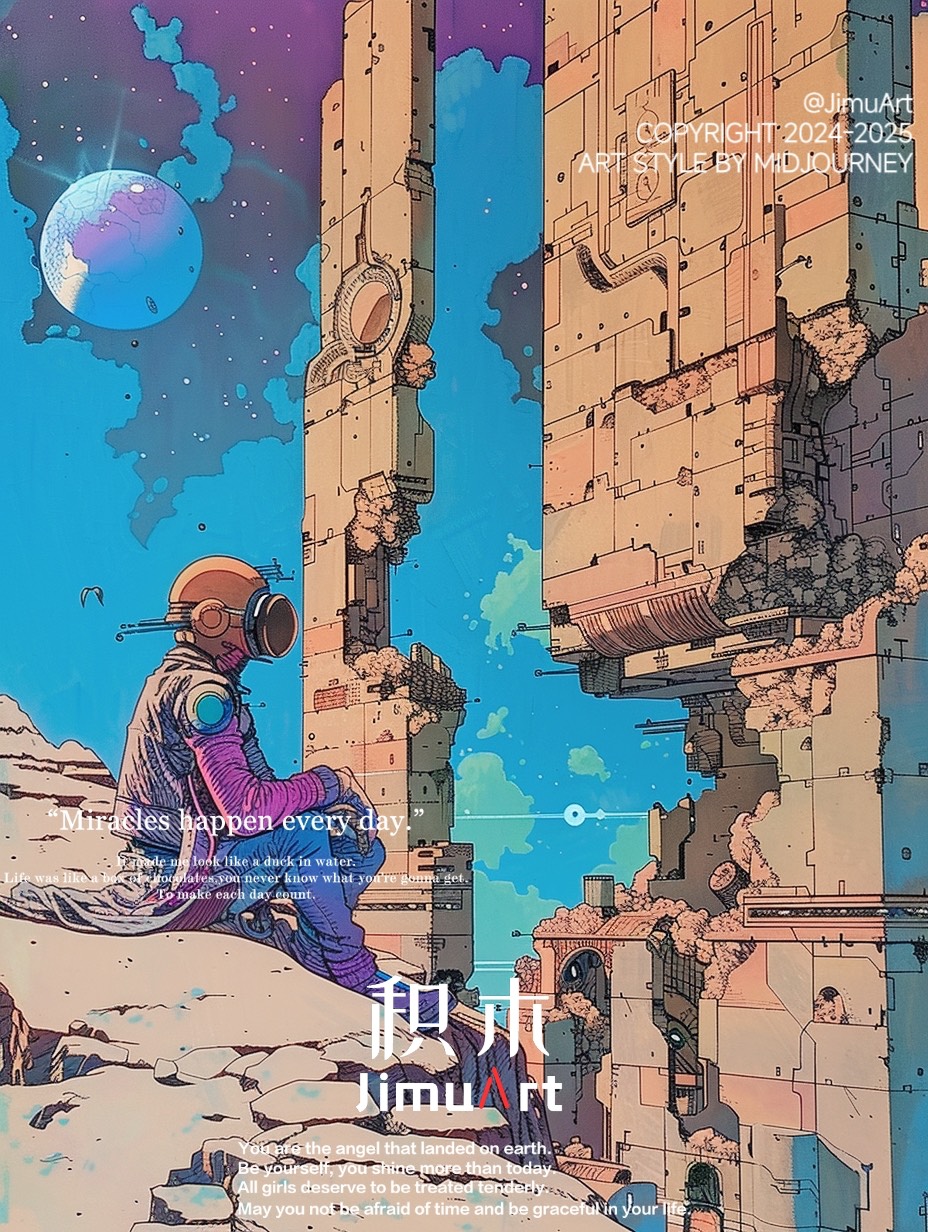 Midjourney每日艺术家分享｜By Moebius