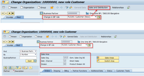 New Role Customer in SAP Business Partner