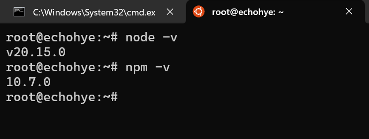 Ubuntu 22.04 安装 NodeJS_bash