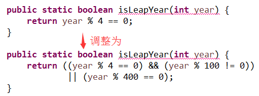 在抽象内部的代码调整