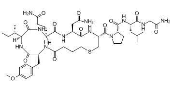 37025-55-1，Carbetocin，Deamino-2-O-methyltyrosine-1-carbaoxytocin外周催产素受体激动剂