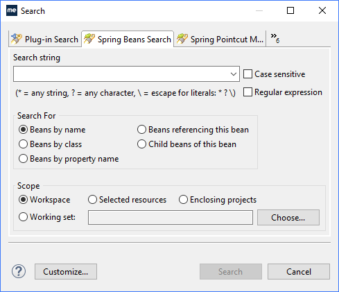 Spring development in MyEclipse