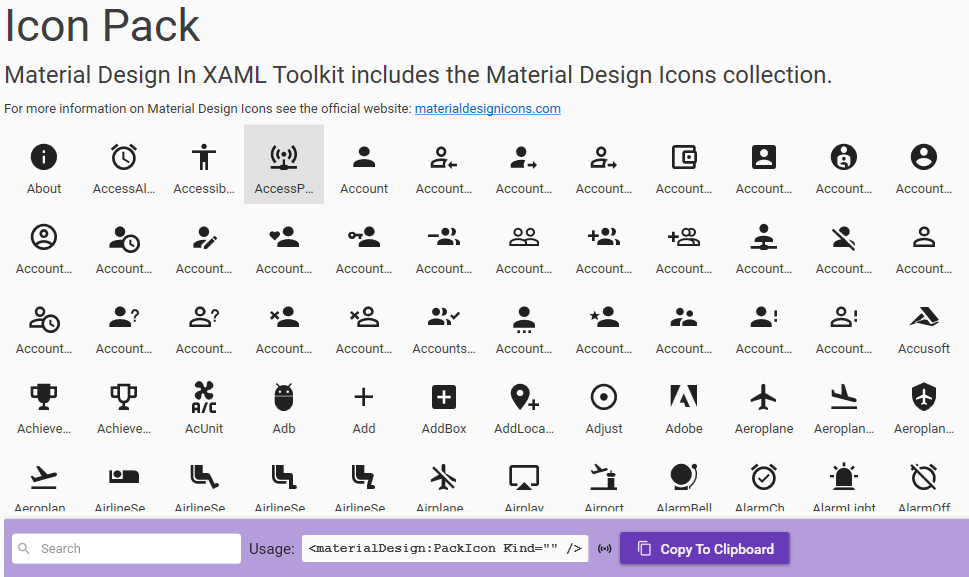 MaterialDesignInXAML - 开源C# WPF控件库