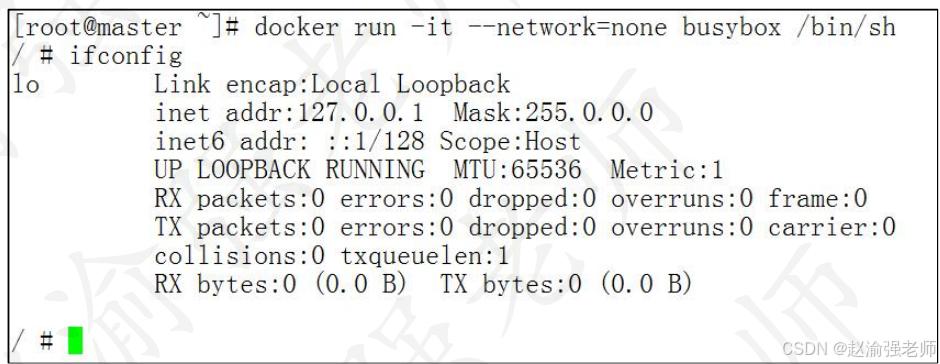 【赵渝强老师】Docker的None网络模式_网络_03