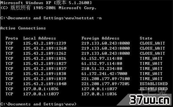 再来说一下ping各个参数命令的意思各是什么吧.