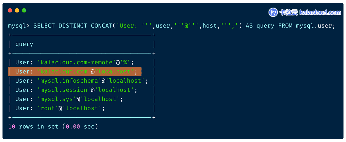 SELECT-DISTINCT-CONCAT