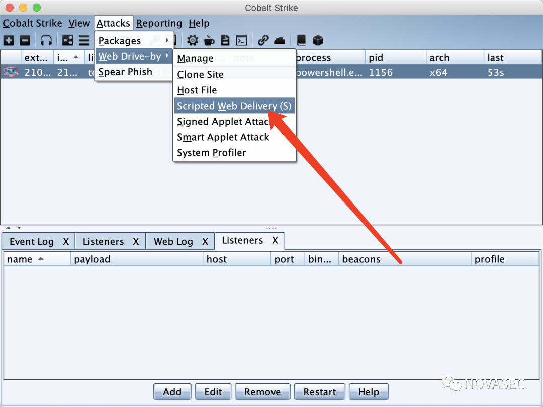 powershellcs上线sqlserver注入到cs上线