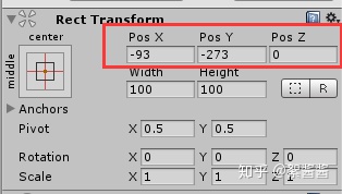 Unity 屏幕坐标转UI坐标