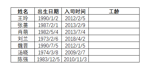 查询本月所有日期日期计算函数用于计算工龄统计总销量和缺勤应扣款等