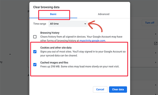 a technology used by most popular web browsers to save visited