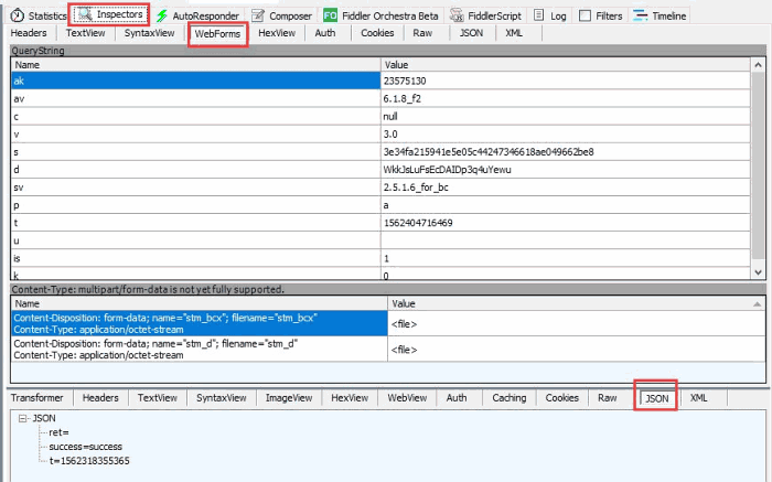 双击Session时，使响应页始终显示到”json”tab页；使请求页始终显示到“webform”tab页