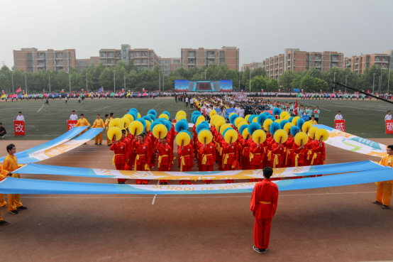 运动会计算机专业方队计算机科学与技术学院创意方阵精彩亮相校运会