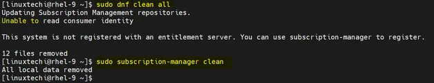 DNF-Subscription-Manager-Clean