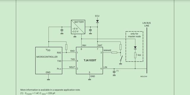 lin总线可以控制几个节点_浅谈汽车LIN总线-硬件接口电路-CSDN博客