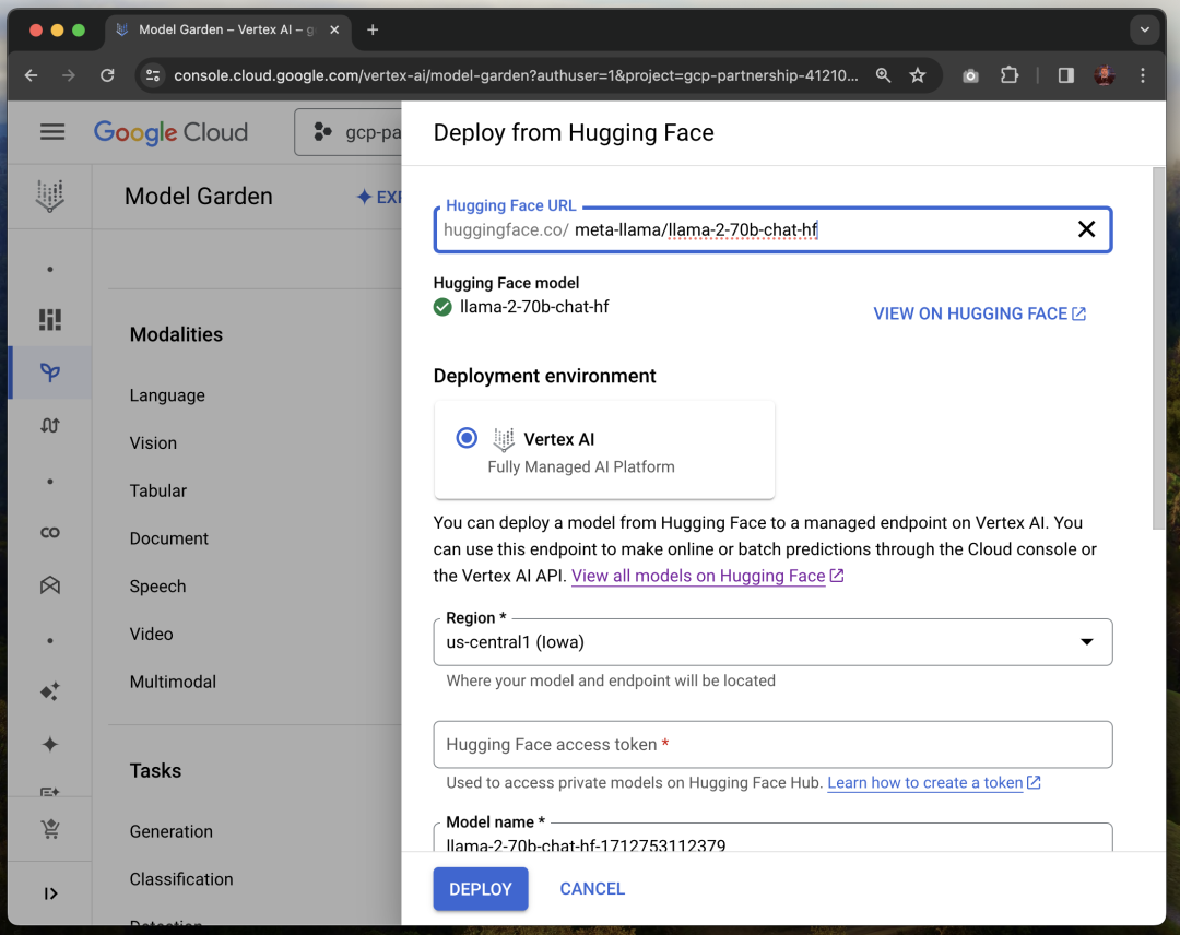 在 Google Cloud 上轻松部署开放大语言模型