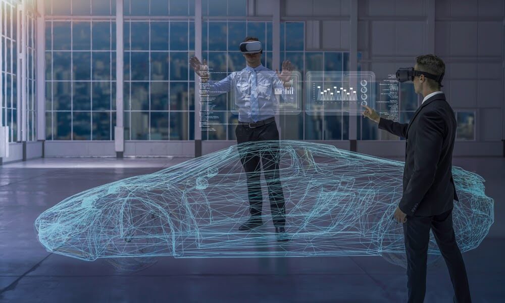 Automobile virtual simulation