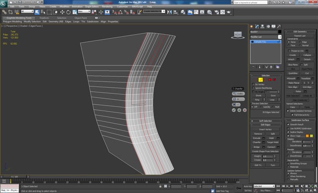 3D Studio Max モデリング チュートリアル未来的なボルトガン