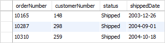 带有子查询的MySQL IN