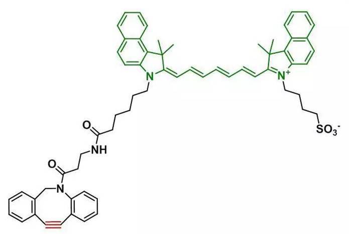ICG-DBCO；吲哚菁绿-二苯基环辛炔，荧光染料标记DBCO