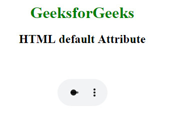 html中default是什么文件htmldefault属性用法及代码示例