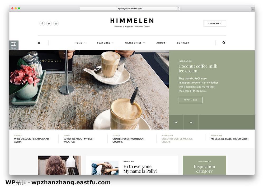 Himmelen-simple-blog-wordpress-theme