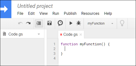 An empty function for your bound script