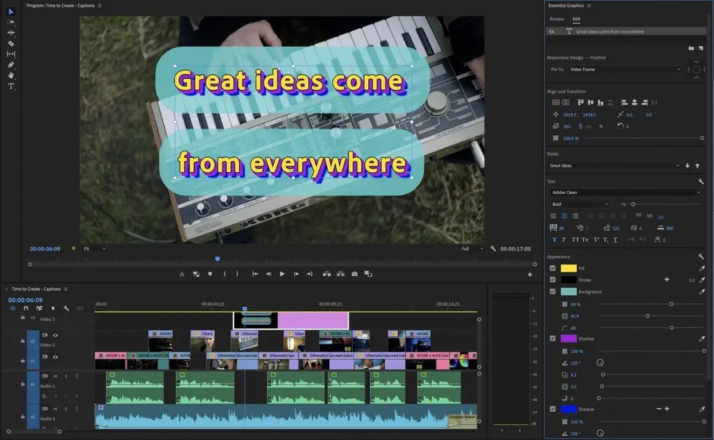 Adobe Premiere Pro 15.4 已发布，原生支持苹果M1,增加Speech to Text 