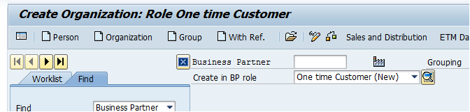 SAP S/4 BP(Business Partner)之一次性客商设置