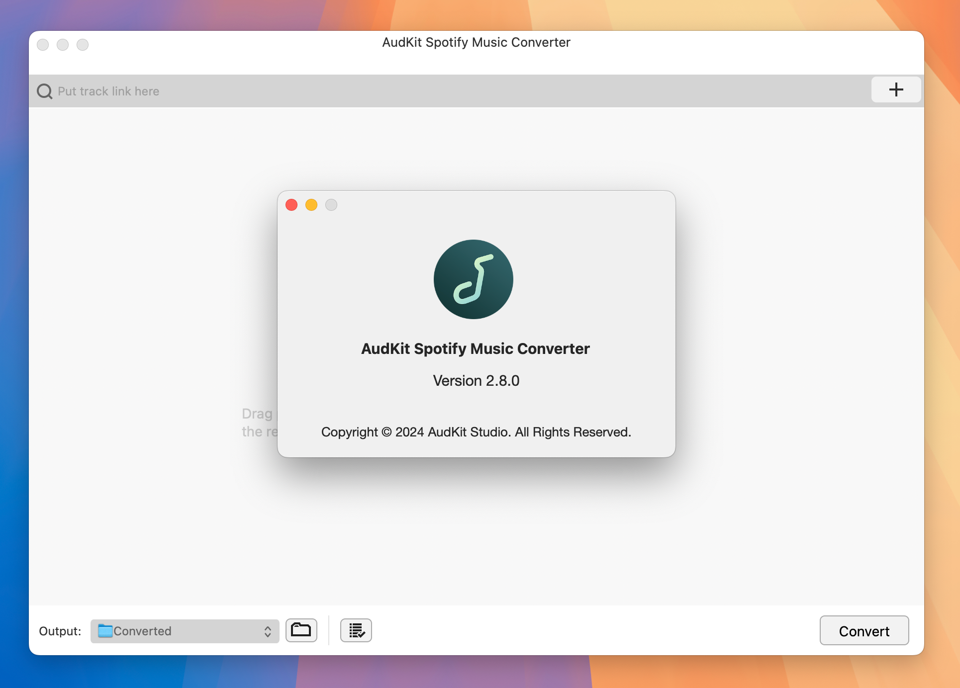 AudKit Spotify Music Converter for Mac v2.8.0 音乐转换器 激活版-1