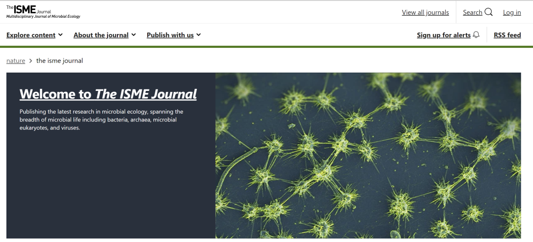 生物信息/微生物组期刊推荐： ISME Journal-CSDN博客