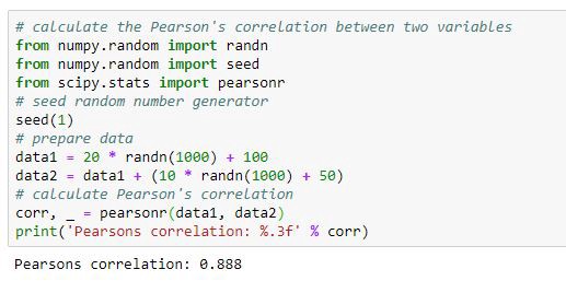 python实现pearson相关性检验