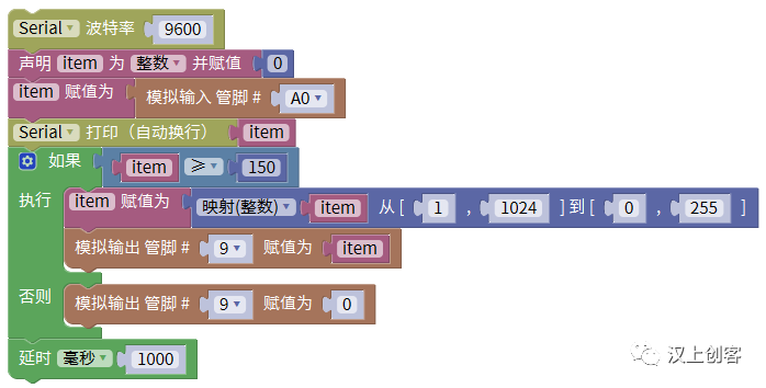 3w最简单led灯电路图_Mixly 第19课  光感应灯——光敏电阻使用