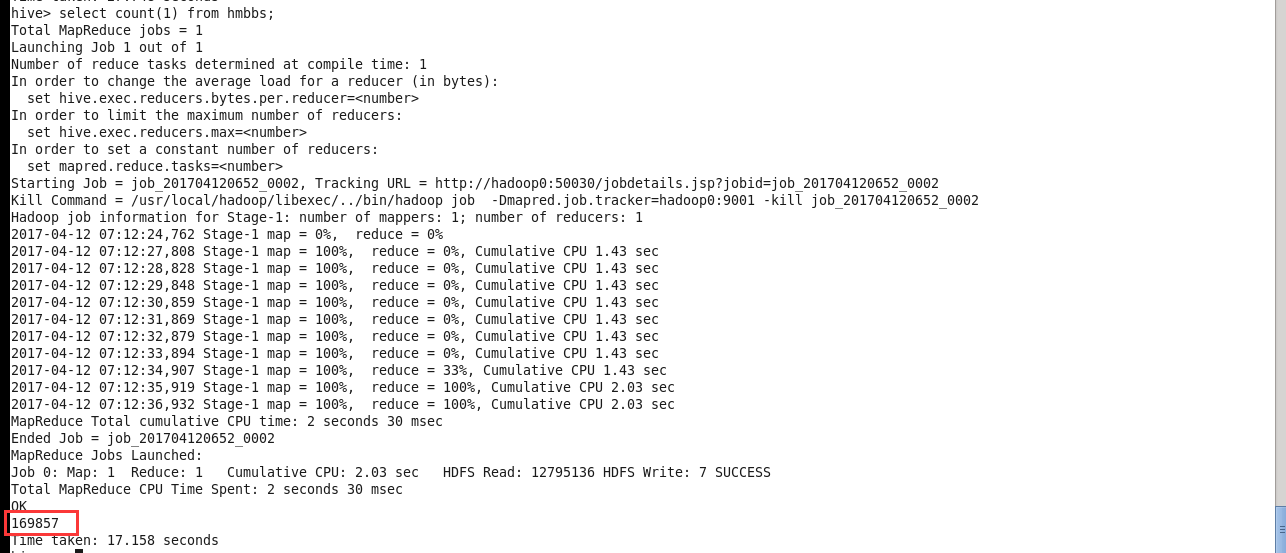 在hadoop中创建表mysql命令hadoop日志数据分析开发步骤及代码