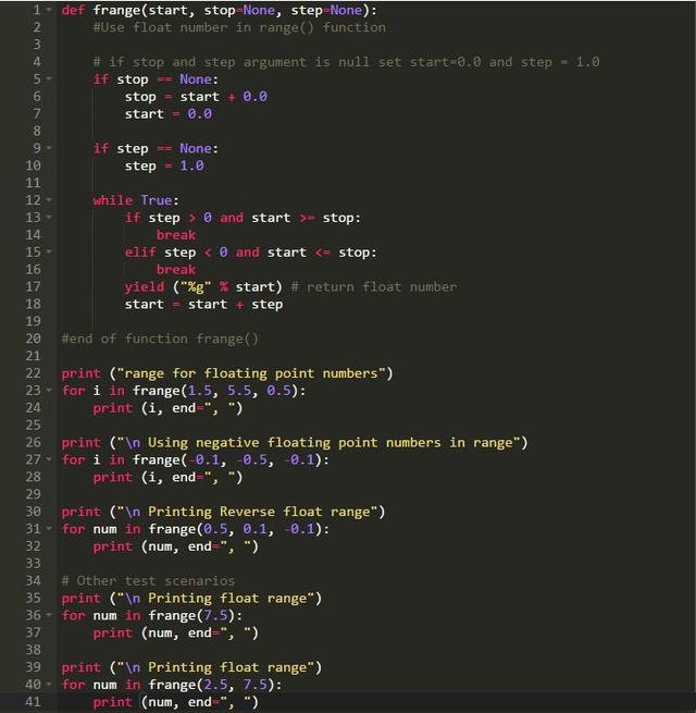 python如何生成一系列浮点数(含例子)_python生成浮点数列表_普通网友的博客-CSDN博客