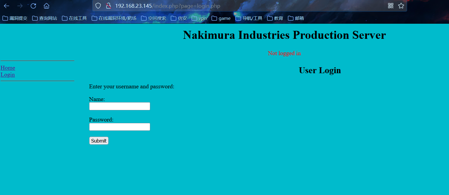 首页login