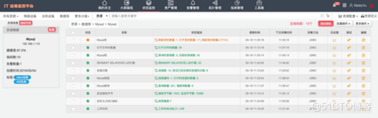 mysql数据库监控