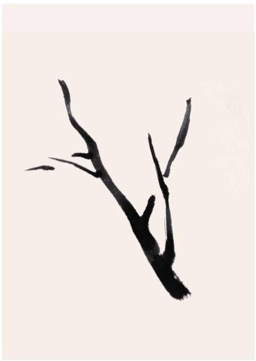 visio多树枝直角加箭头_零基础国画教程:树枝基本画法详解,简单易学,小白也能学会!...-CSDN博客