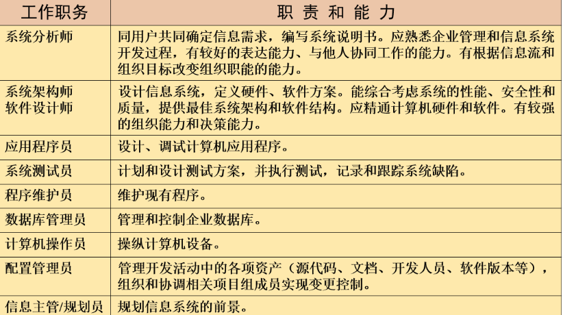 信息系统分析与设计——信息系统建设