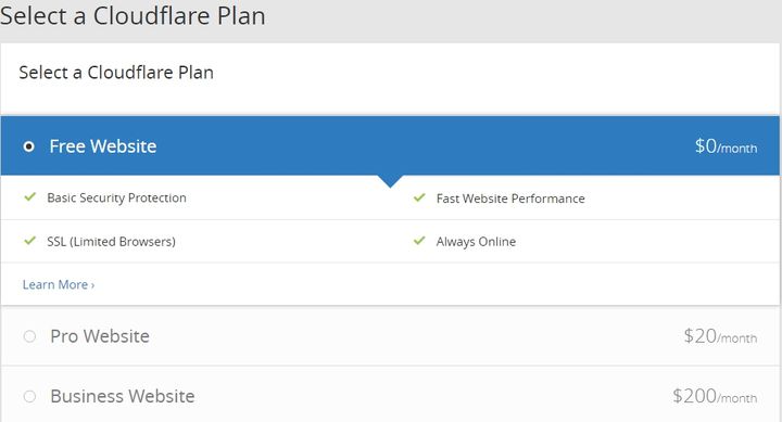 CloudFlare免费CDN加速使用方法